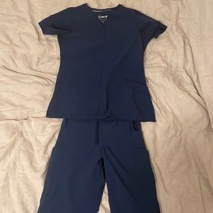 Wonderwink navy blue scrubs